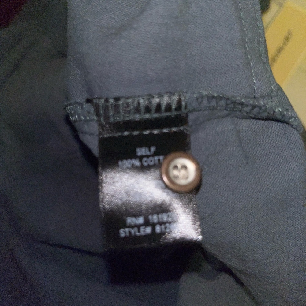 BlueVelvet S Button Down Shirt in Green BV002 - Picture 5 of 5